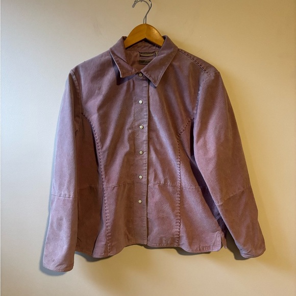 Pink Suede Jacket - Picture 1 of 12